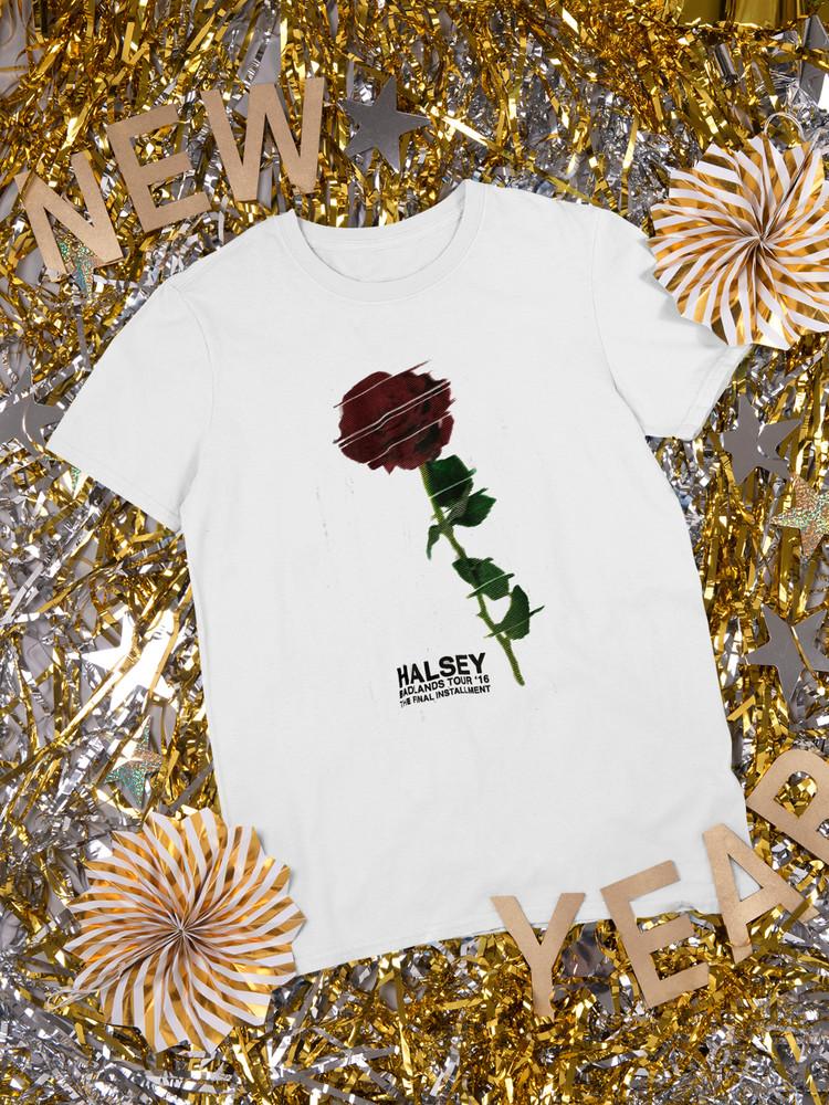 Halsey Badlands Tour Short Sleeve White Men S-234XL  BL198 Unisex T-Shirt XXXXL