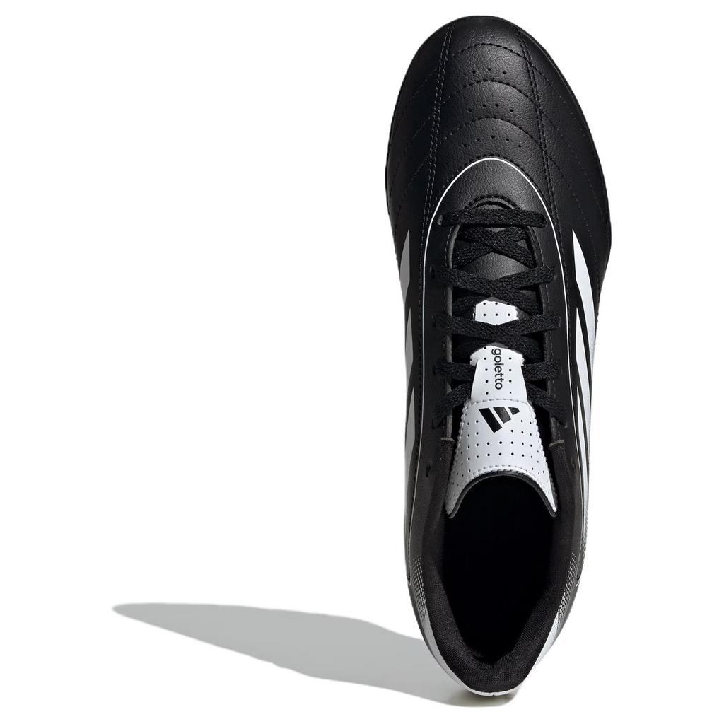 Adidas Goletto IX TF Wygodne Wszechstronne Buty Piłkarskie Buty Piłkarskie Unisex Czarne IH0083