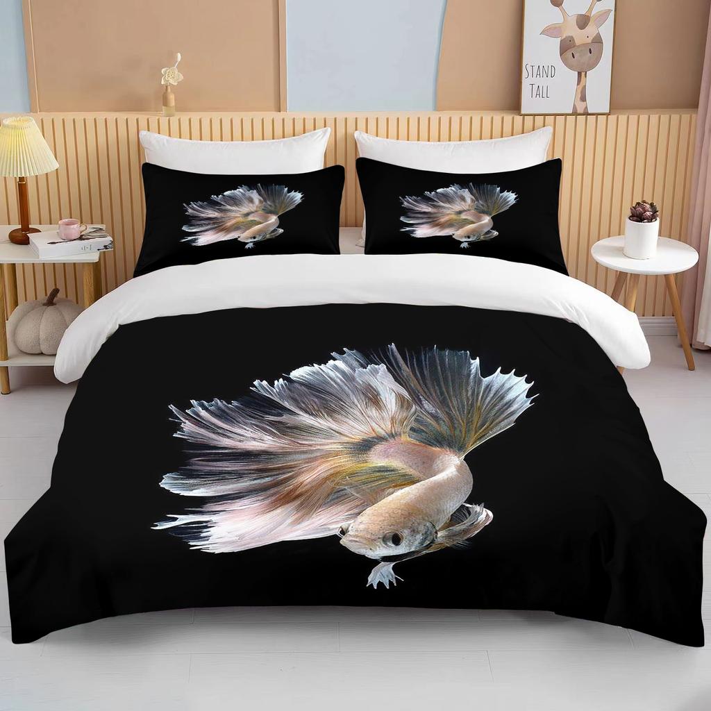 10 Sizes Cute Goldfish Bedding Set Custom Kids Boys Teens Video Game Duvet Cover For Youth New Game Controller Bedspread