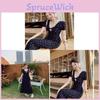 French Blue Vneck Lace Floral Maxi Dress With Slim Fit For Summer 2026