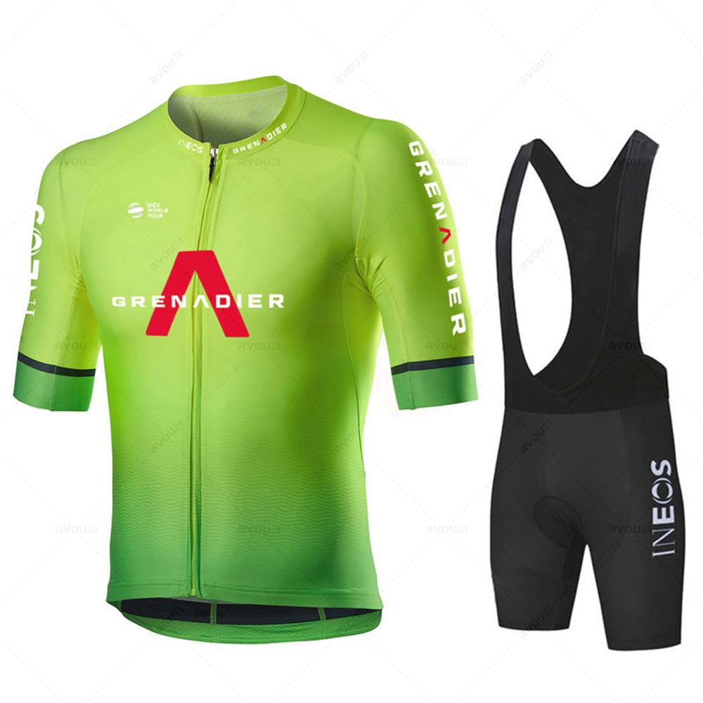 Ineos Grenadier Radtrikot-Set für Herren, atmungsaktiv, schnelltrocknend, 2026
