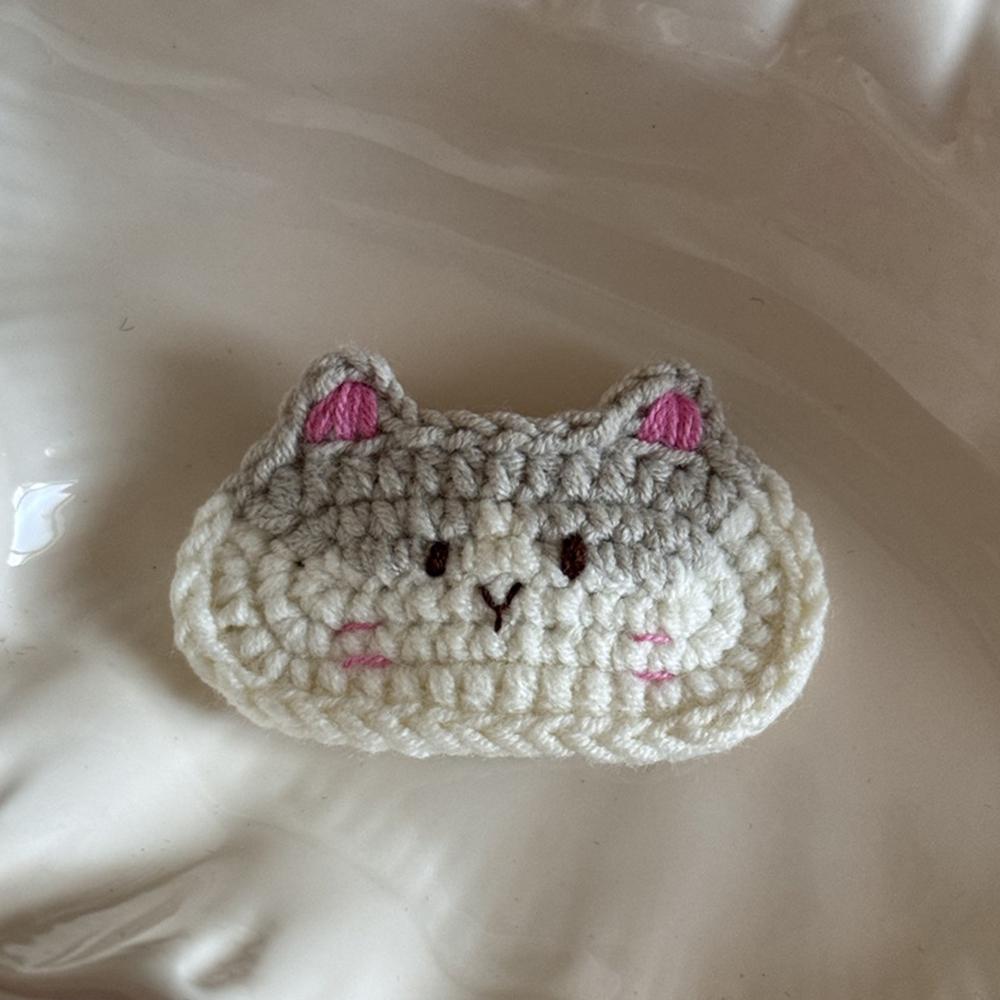 Handmade Hairpins Cat Children's Hair Accessories Crochet Hair Clips  for Women & Men