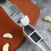 1pc Garlic Slices and Garlic Mash 2-in-1 Garlic Press Multi Functional Household Garlic Masher Kitchen Small Tool