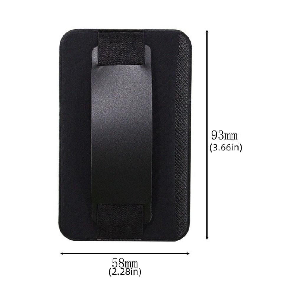 Adhesive Sticker Cell Phone Wallet Case Credit ID Elastic Stretch Phone Card Holder PU Leather Back Cover Cellphone Pocket