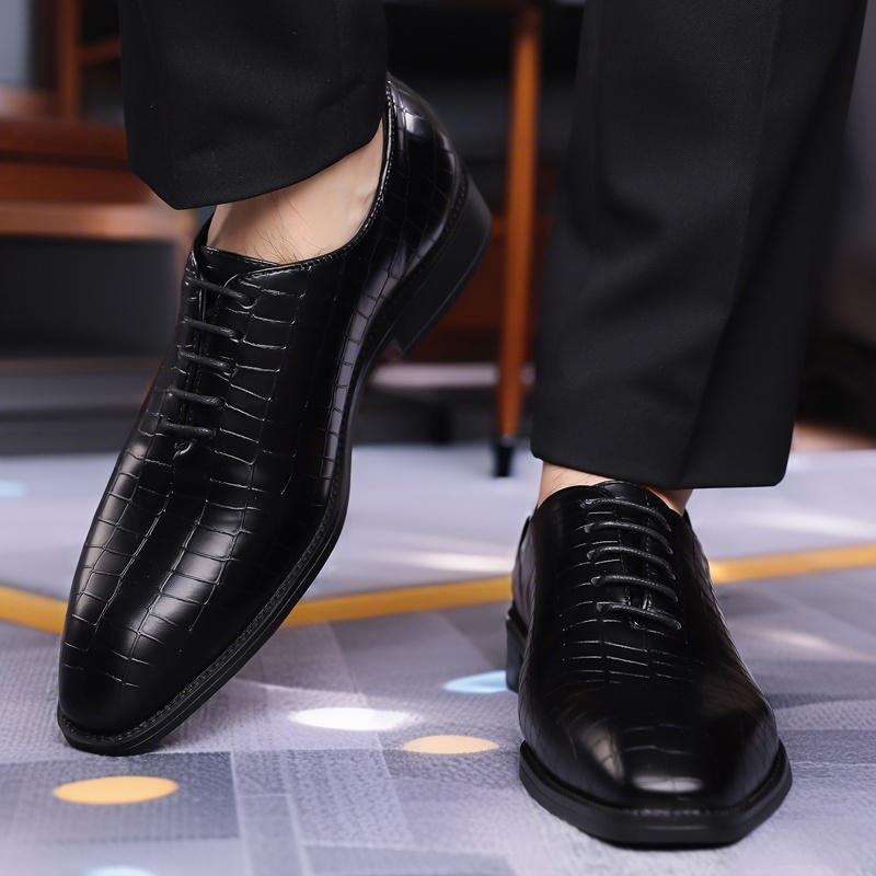 High Quality Men's Casual Business Formal Leather Shoes for Men High-end Oxfords Shoes Male Wedding Party Office Gentleman Shoes