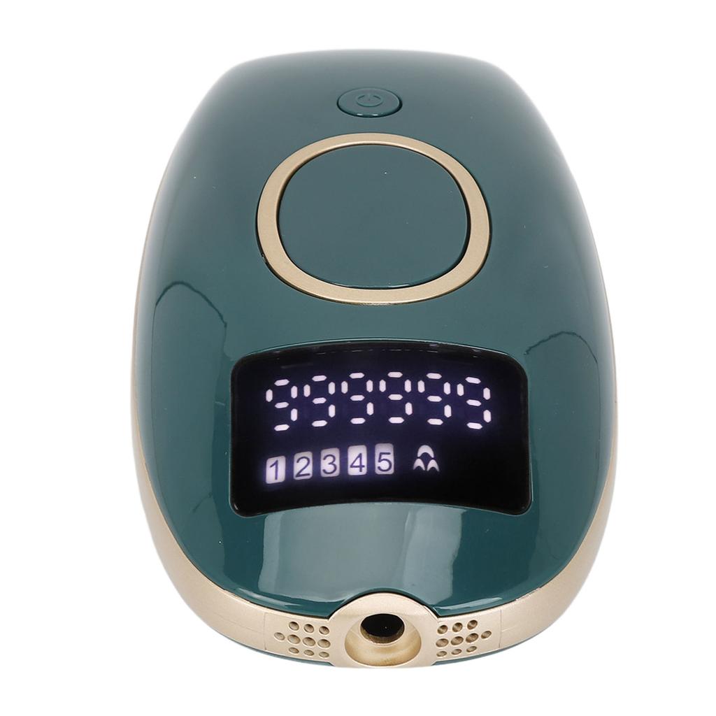 Hair Depilator Red Ray Cooling Portable IPL Hair Removal Device for Home Dark Green 100?240V