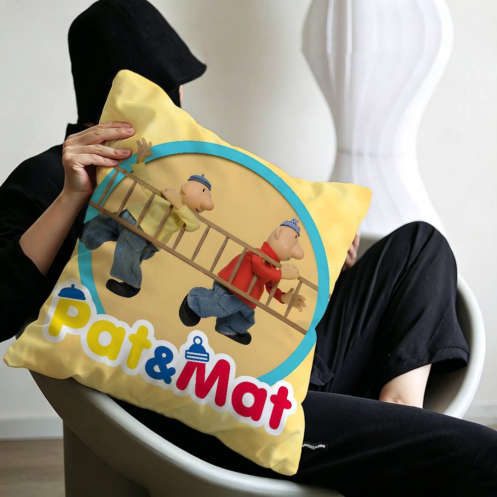 Cartoon PPat Mat Cushion Cover Inches Farmhouse Decor Home Throw Pillow Covers for Couch Decorations