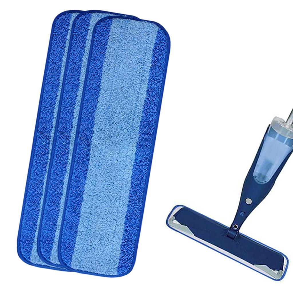 3Pcs Microfiber Mop Pads for Bona Mop 18 Inch Refillable Washable and Reusable Floor Cleaning Pads