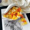 50 Stück/Los Bonbonfarbe Kinder Einfache Elastische Haarbänder Baby Mädchen Scrunchie Gummibänder Süße Kinder Haarschmuck