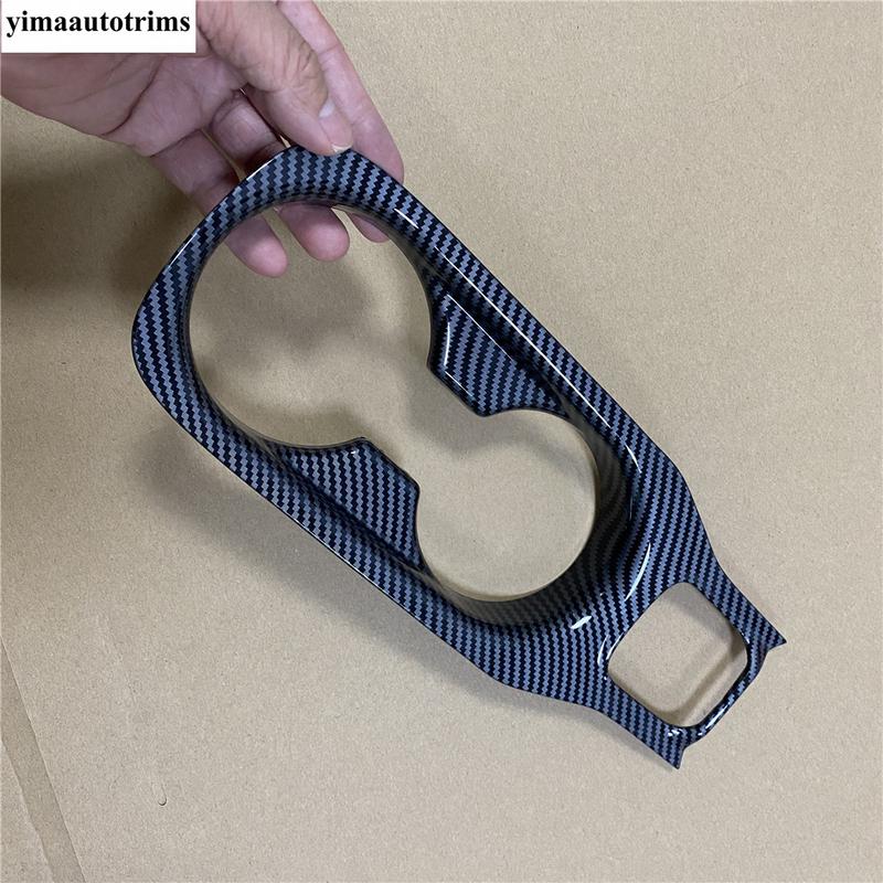 Central Control Gear Shift Water Cup Holder Panel Cover Trim For Toyota Corolla Cross XG10  - 2025 Carbon Fiber Accessories
