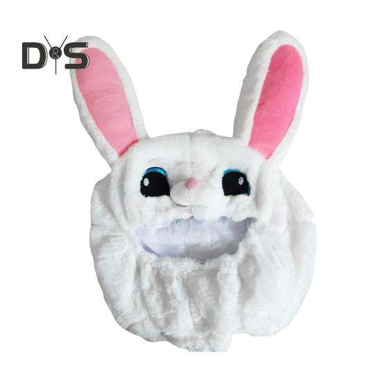 Motorsykkelhjelmdeksel Støvtett Universal Sykkelhjelmtrekk Funny Plush Motorsykkelhodeplagg for helhjelmer