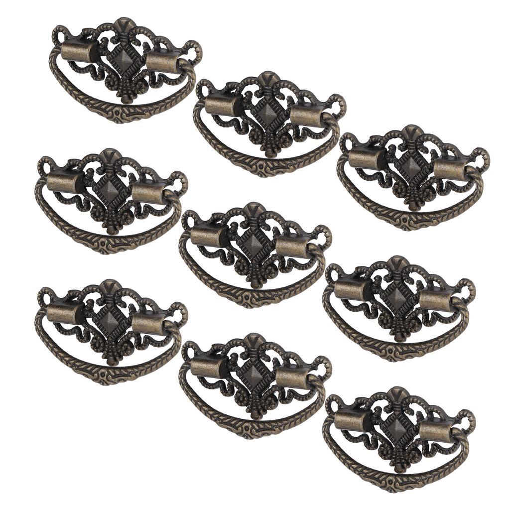15 Sets Antique Handle Kitchen Cabinet Drawer Handle Pulls Zinc Alloy Cupboard Hardware Fitting