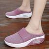 Women Mesh Lightweight Shoes Woman Slippers Wedge Shoes Female Air Cushion Sandals Thick Bottem Casual Sneakers Plus Size 43