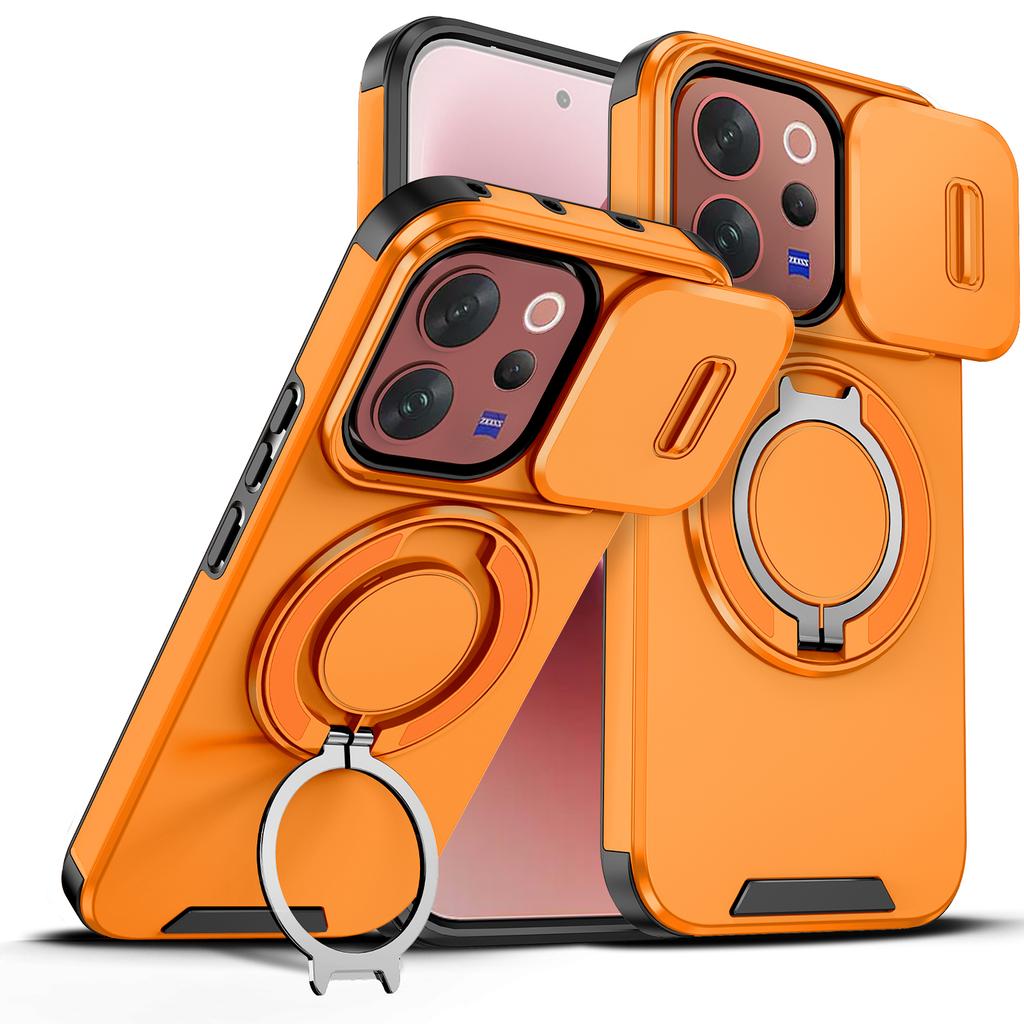 For Vivo V70 Elite Case Vivo V70 Phone Case Vivo V70 Armor Slide Camera Lens Protection Back Cover Magnetic Ring Holder Coque