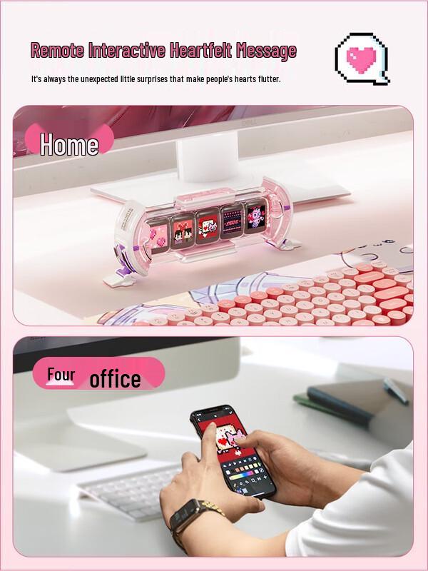 Times Gate Smart Pixel Art Clock & Ambient Light