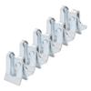 5 Sets Pig Fence Door Latch Thickened Galvanized Steel Plate Farm Gate Latch for Farrowing Bed Farm