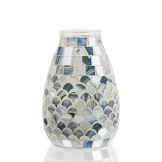 

Nordic Light Luxury Retro Mosaic Glass Vase - Stylish Small Flower Vase for Home Decor