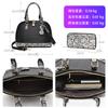 New crocodile pattern handbag fashion lock shell bag splicing crocodile pattern oblique span shoulder bag snake pattern wallet female