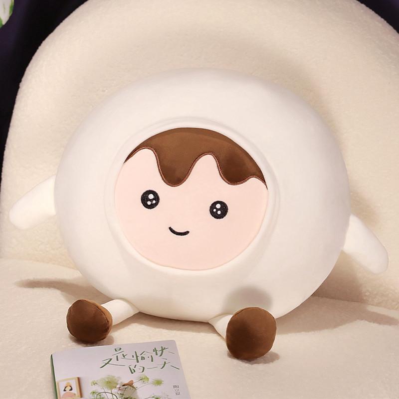 Plush Dumpling Pillow With Pp Cotton Filling For Couch Nap And Comfort