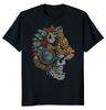 Jaguar Warrior Mexico Aztec of Stitch Classic T-Shirt Tee M-3XL