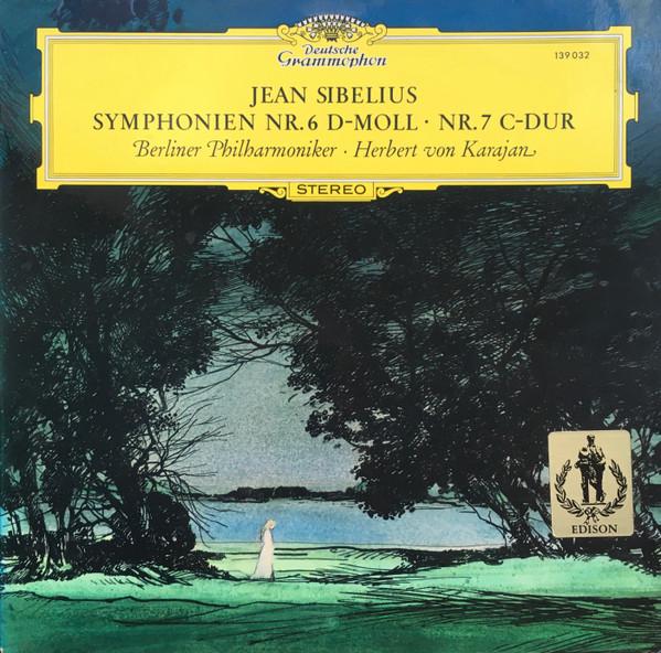 LP Record JEAN SIBELIUS  BERLINER PHILHARMON  Symphonien Nr. 6 DMoll  Nr. 7 CD 139032 Deutsche Grammo Germany Classical Used