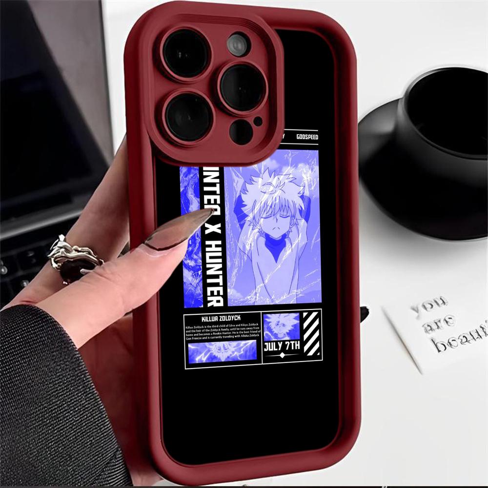 

Ae82 Hunter X Hunter Защитные чехлы для телефонов с изображением аниме Art для iPhone 13 14 15 Pro Max infinix Hot 40i Tecno Camon 30 20 Pro Angel Eyes Задняя крышка из ТПУ Tecno Camon 30 5G/4G