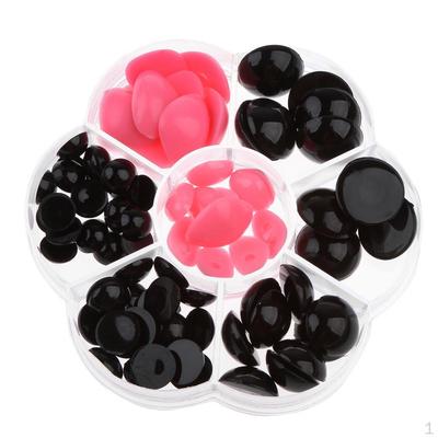 60 * Plastic Eyes Teddy 20 Safety Noses Doll for DIY Dolls
