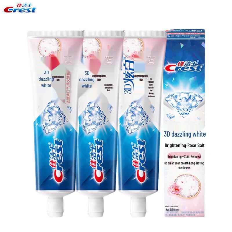 Crest 3D White Rose Salt Toothpaste