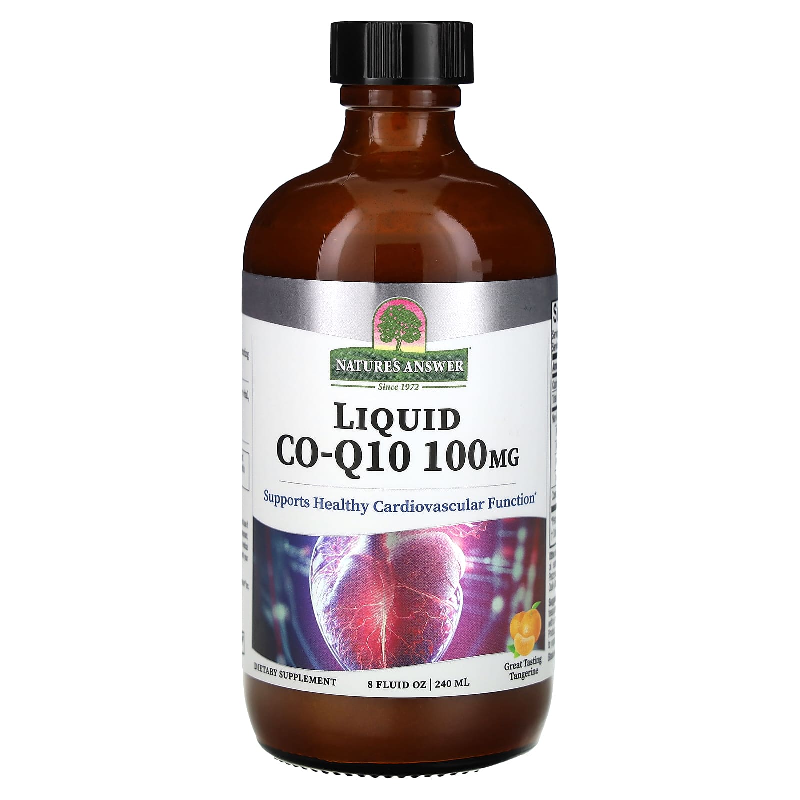 

Nature s Answer, Рідкий коензим Q10, мандарин, 100 мг, 8 рідких унцій (240 мл)