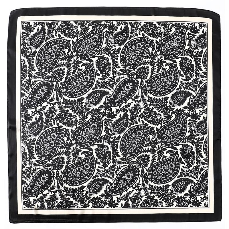 New Silk Shawl Square Scarf for Women Neckerchief Female Headband Hair Wrap Print Ladies Foulard Fashion Hijab Bandana
