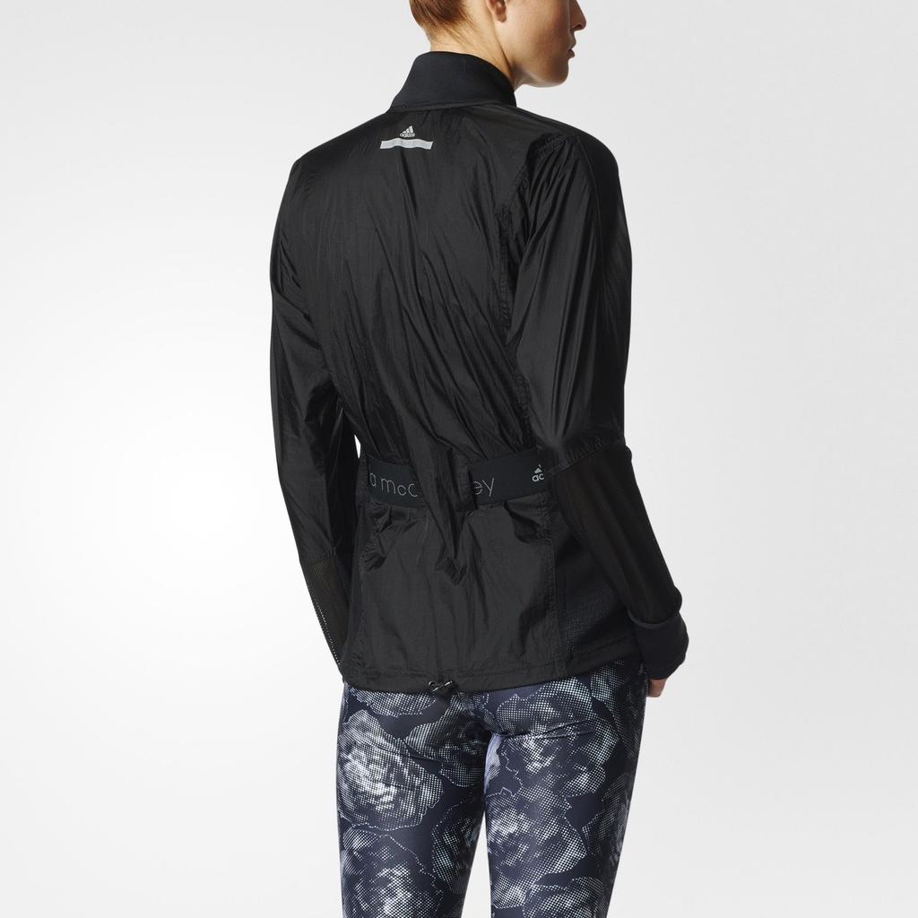 Adidas Logo Stand Collar Zip Casual Sports Long Sleeve Jacket Women Jacket Black S99199