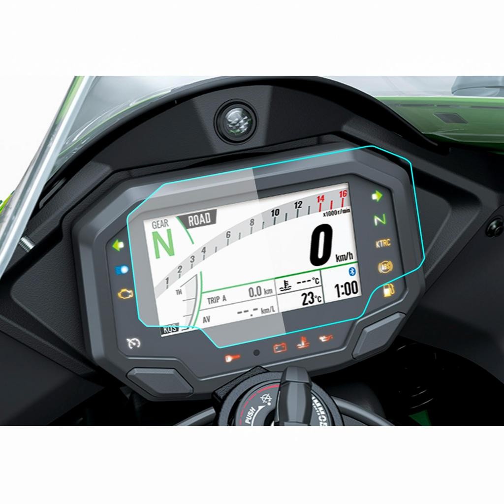 [2 Sets] Meter Protection Film Suitable for Kawasaki ZX-4R/SE ZX-4RR