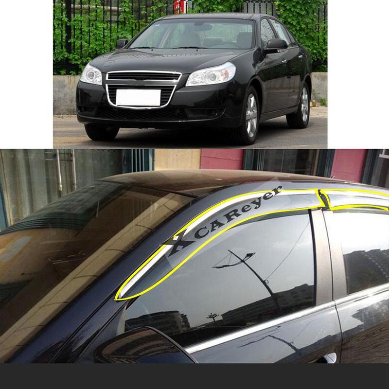 For CHEVROLET EPICA 2007 2008 2009 2010 2011 2012 2013 2014 2015 Car Sticker Plastic Window Glass Wind Visor Rain/Sun Guard Vent
