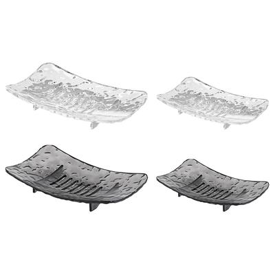 Bathroom Soap Dishes Drain Hole Design Soap Dishes Non-Slip Base Long-lasting Soap Saver Soap Tray for Family Traveling Gym