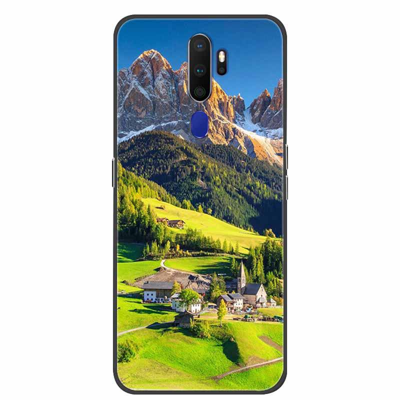 

For OPPO A5 2020 Case Luxury Silicone TPU Soft Back Cover Phone Case For OPPO A9 2020 Funda Shockproof Cartoon CPH1931 Coque OPPO A9 2020