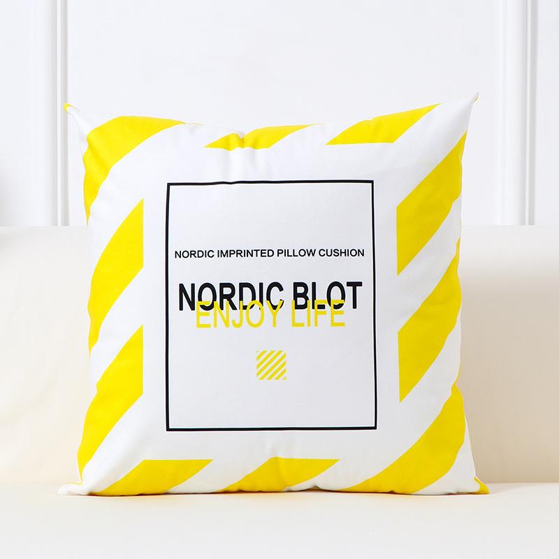 Pillow Cushion Office Waist Cushion Living Room Chair Sofa Waist Cushion Nordic Ins Style Simple and Modern