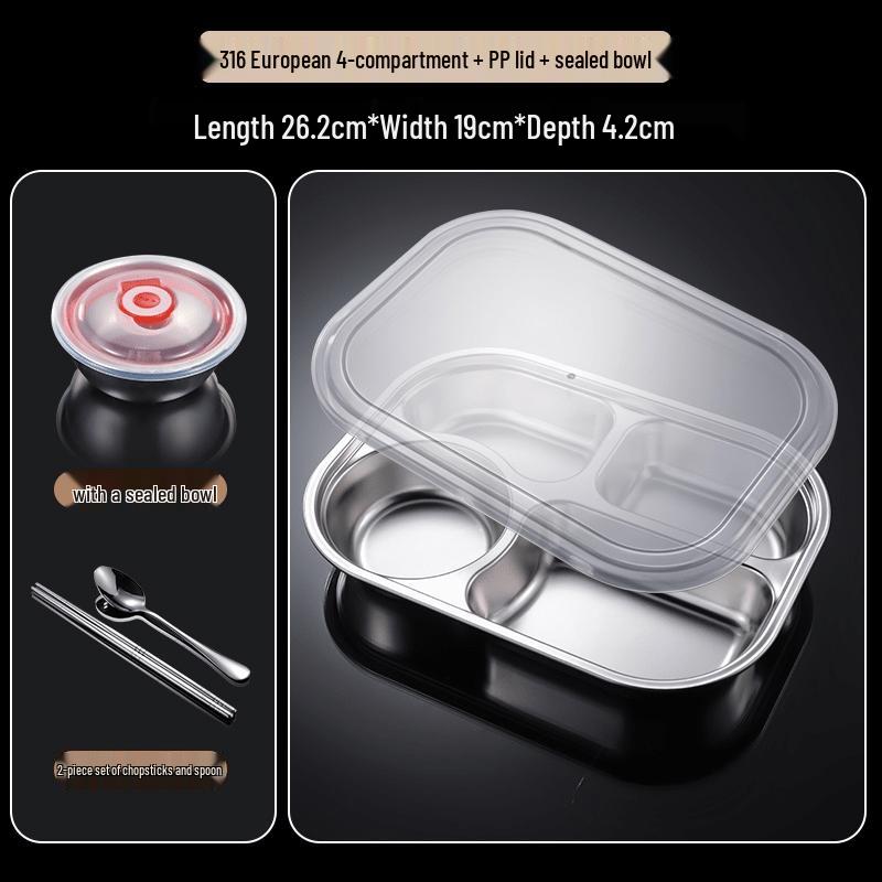 

Divided Meal Plate & Tableware Set