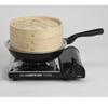 Bamboo Steamer Stainless Steel Steamer Set [Yokohama Steamer] & (2-tiered, 21cm)