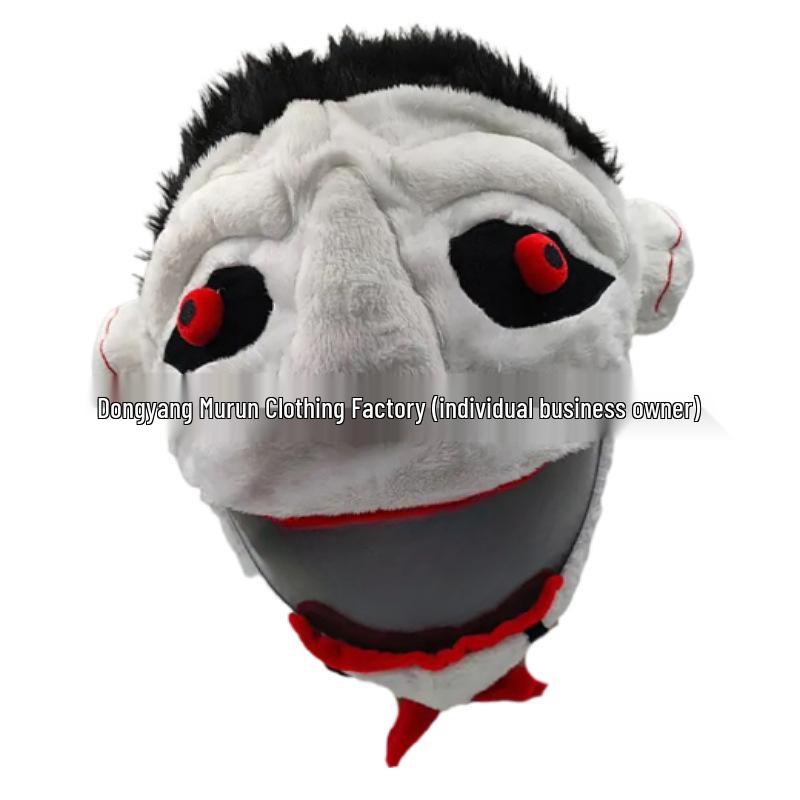 Motorcycle Helmet Decoration: Cartoon Rabbit, Toothless, Pumpkin Head Covers