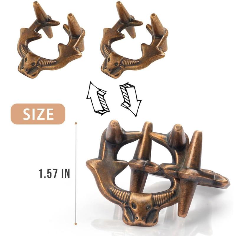 Magic Baffling 4PCS Metal Brain Teaser Puzzles Educational IQ Test Toys Mind Games for Children Adults Kids Novelty Gifts