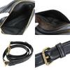 Gebrauchte COACH Umhängetasche Signature F68168 PVC/Leder Dunkelbraun Schwarz Tägliche Nutzung