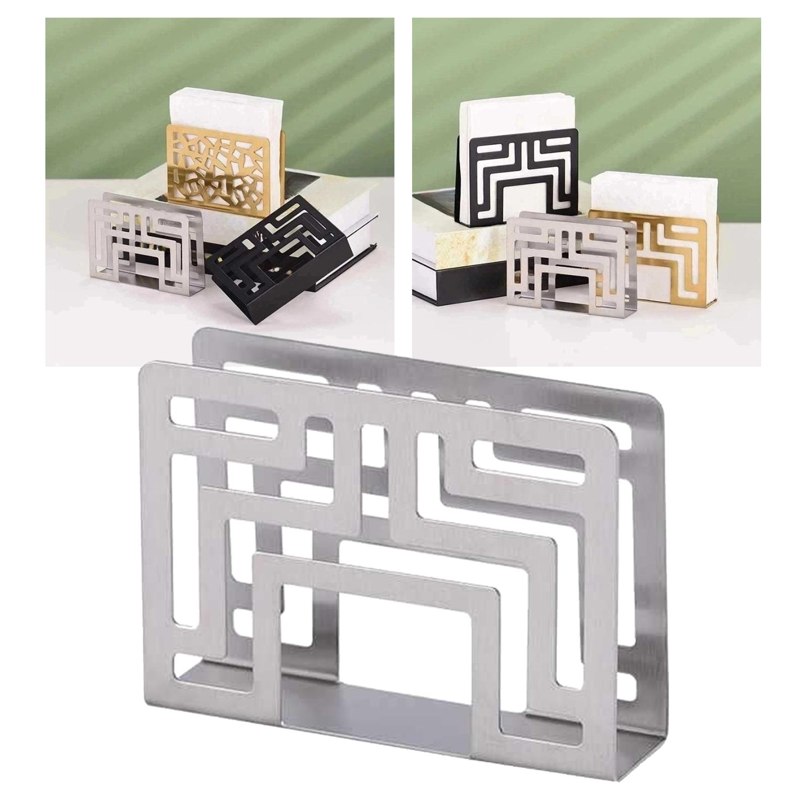 

Держатель для салфеток из нержавеющей стали, автономный диспенсер для салфеток для пикникового стола, для использования в помещении и на открытом воздухе, для кухонного стола, обеденного стола