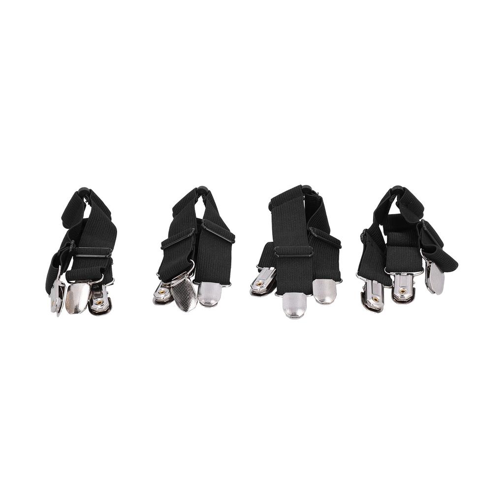 4PCS Elastic Bed Sheet Grippers Bed Sheet Clips Mattress Cover Blankets Holder Fastener Home