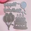 Happy Birthday Metal Cutting Dies Handmade Crafts Children Kid Girl