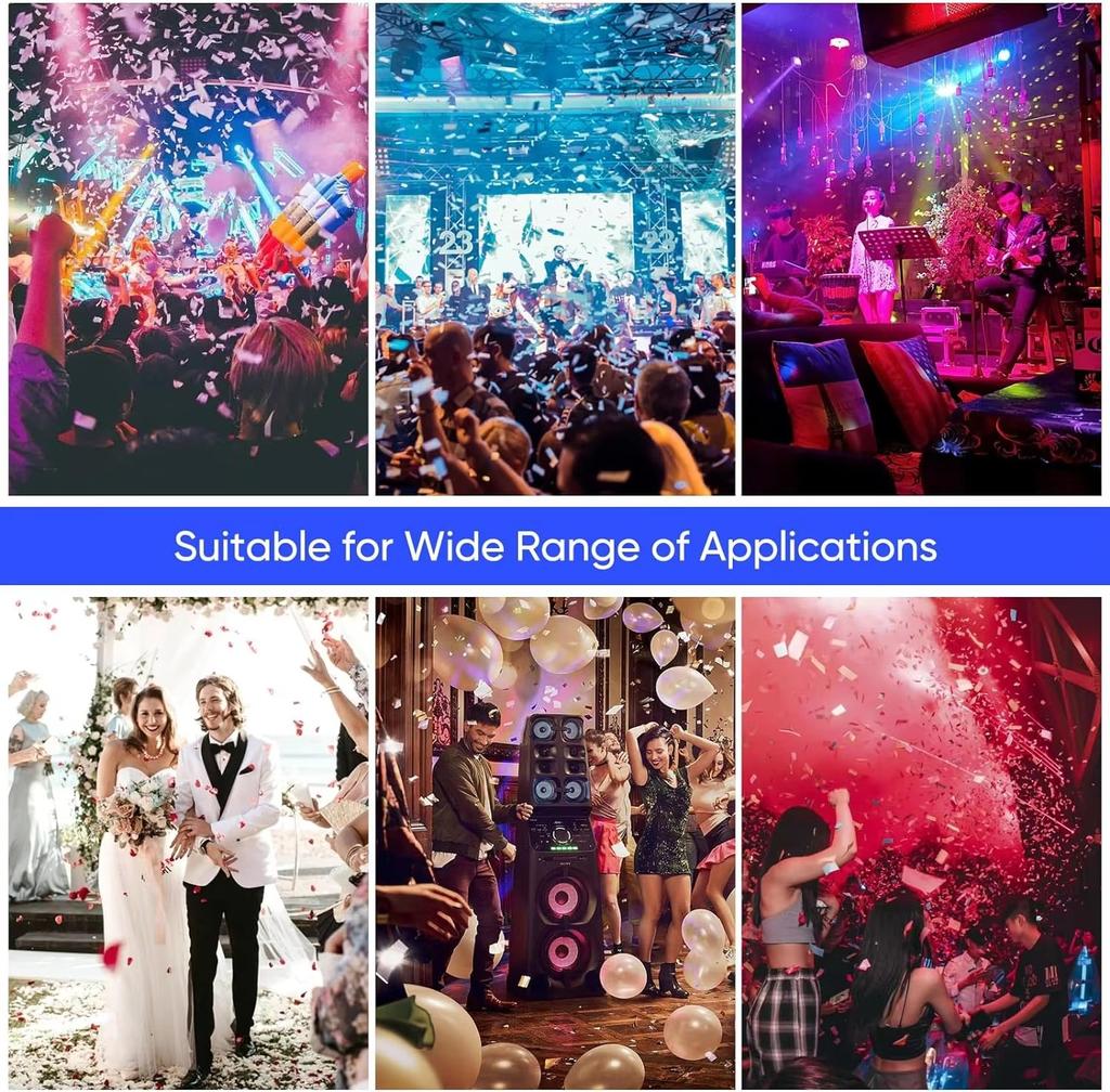 High Quality 1500W LED Electric Confetti Blower Machine Professional Confetti Cannon Machine for Stage Wedding Show