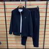 2026 Unisex Streetwear Track Suit Set Striped Patchwork Hooded Sweatshirt Jogger Pants