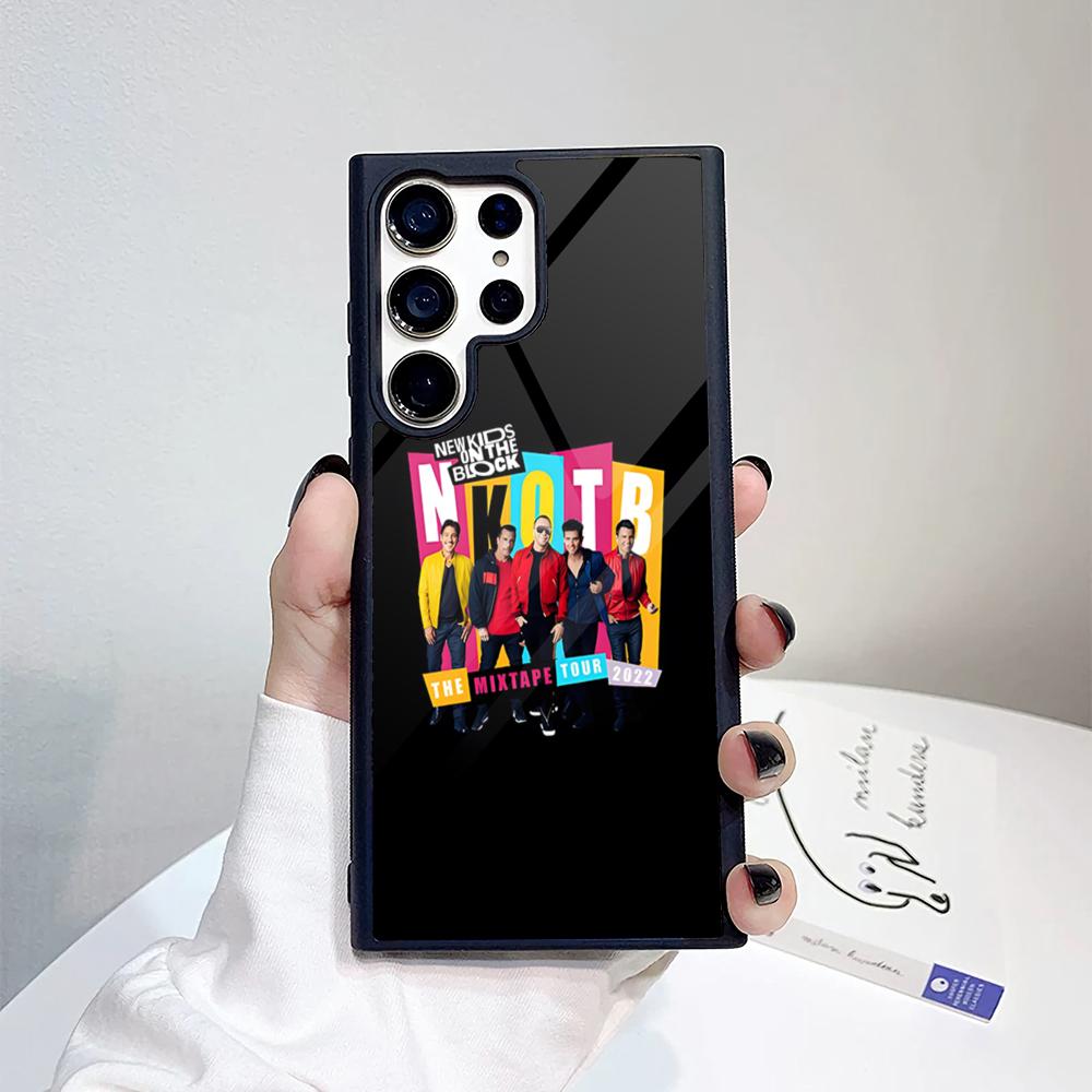 

Новый Чехол Для Телефона New Kids On The Block Для Samsung Galaxy S26 S25 S24 S23 S22 S21 S20 FE Edge Pro Plus Ultra PC+TPU Galaxy S24 Ultra