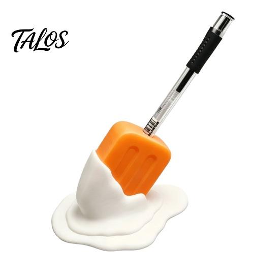 Funny Desk Accessories Cute Melting Popsicle Pen Holder, Unique Decorative Stationery Organizer, Novelty Container Durable PLA for Office And