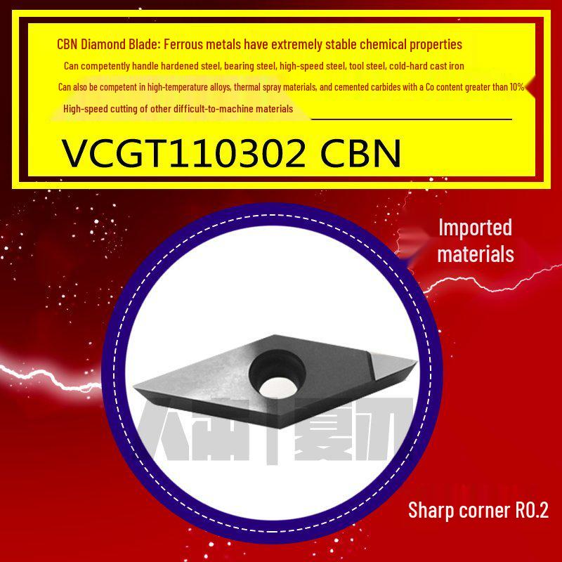 Kubisches Bornitrid-Klinge: DCGT11T308 TNMG160404 CBN Diamantwerkzeugspitze