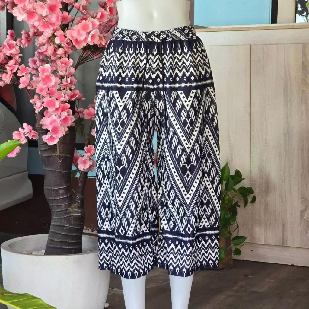 Long Loose Leg Elephant Pants Adjustable Elastic Waistband Strap Women Men Unisex Print Thailand Casual Streetwear Beach Summer Bohemian Retro Vintage
